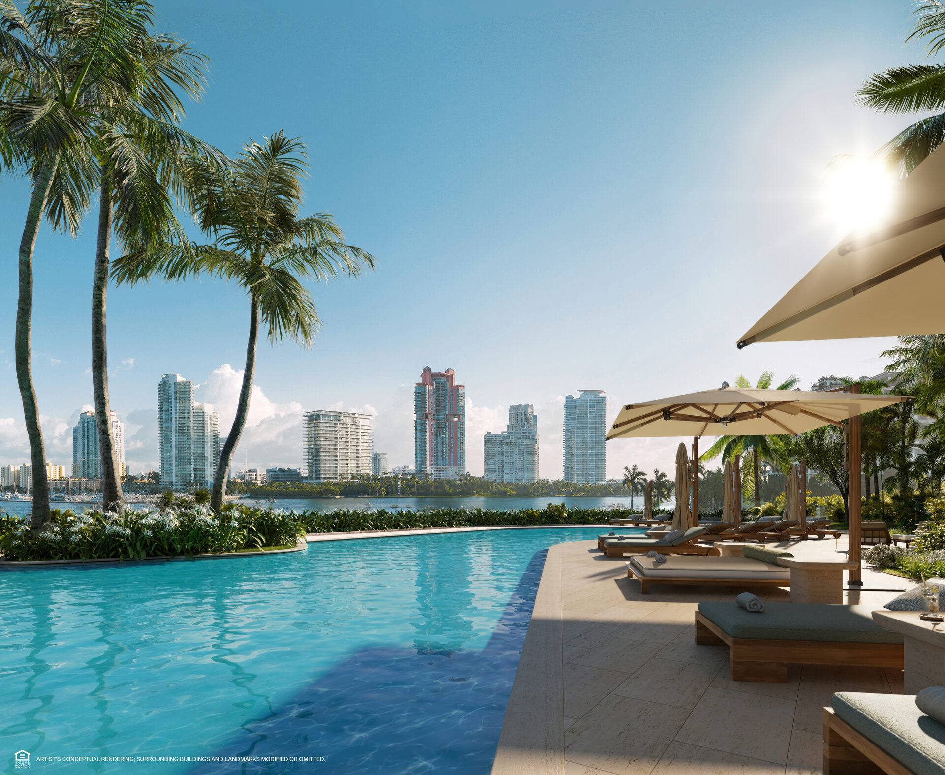 Bayfront pool